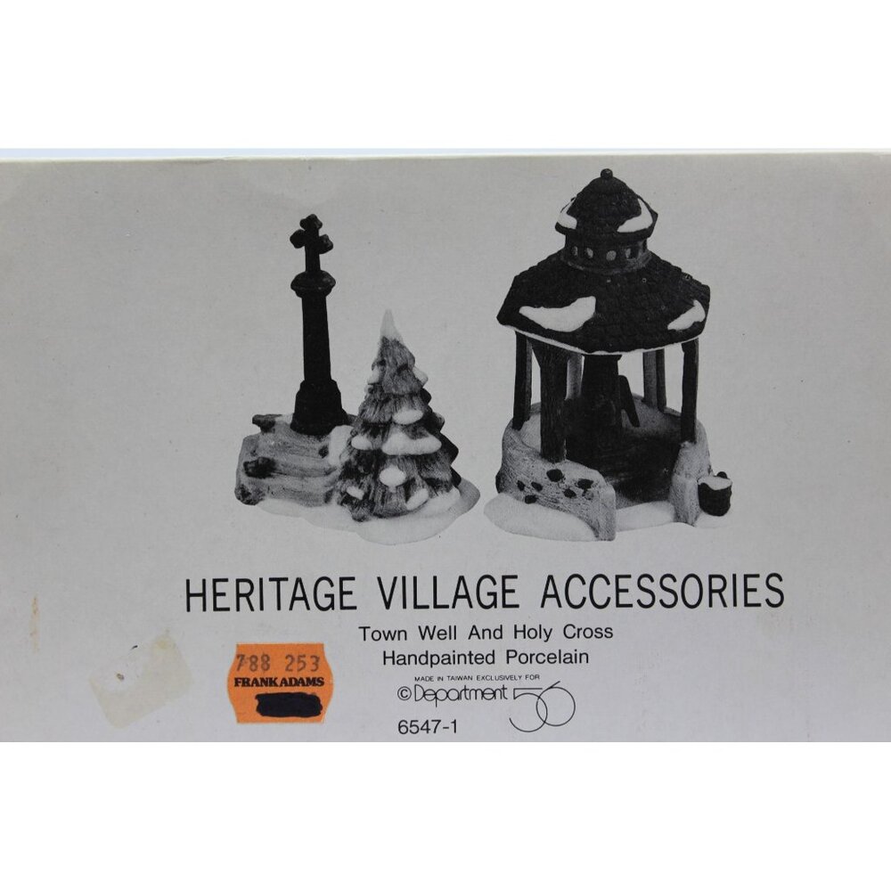 Dept 56 Heritage Village - Town Well & Holy Cross